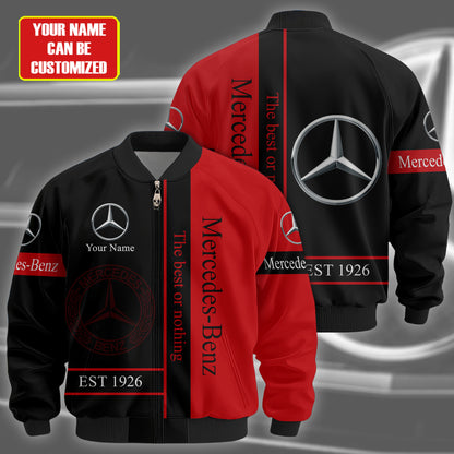 Personalized Merc Vintage Printed Bomber Jacket P161002