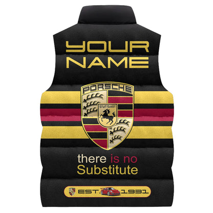 Personalized Pors Sleeveless Windproof Puffer Jacket 3D