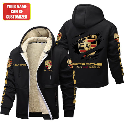 Personalized Pors Fleece 3D Unisex Hooded Jacket
