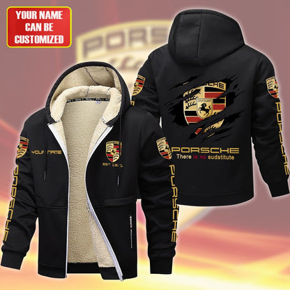 Personalized Pors Fleece 3D Unisex Hooded Jacket