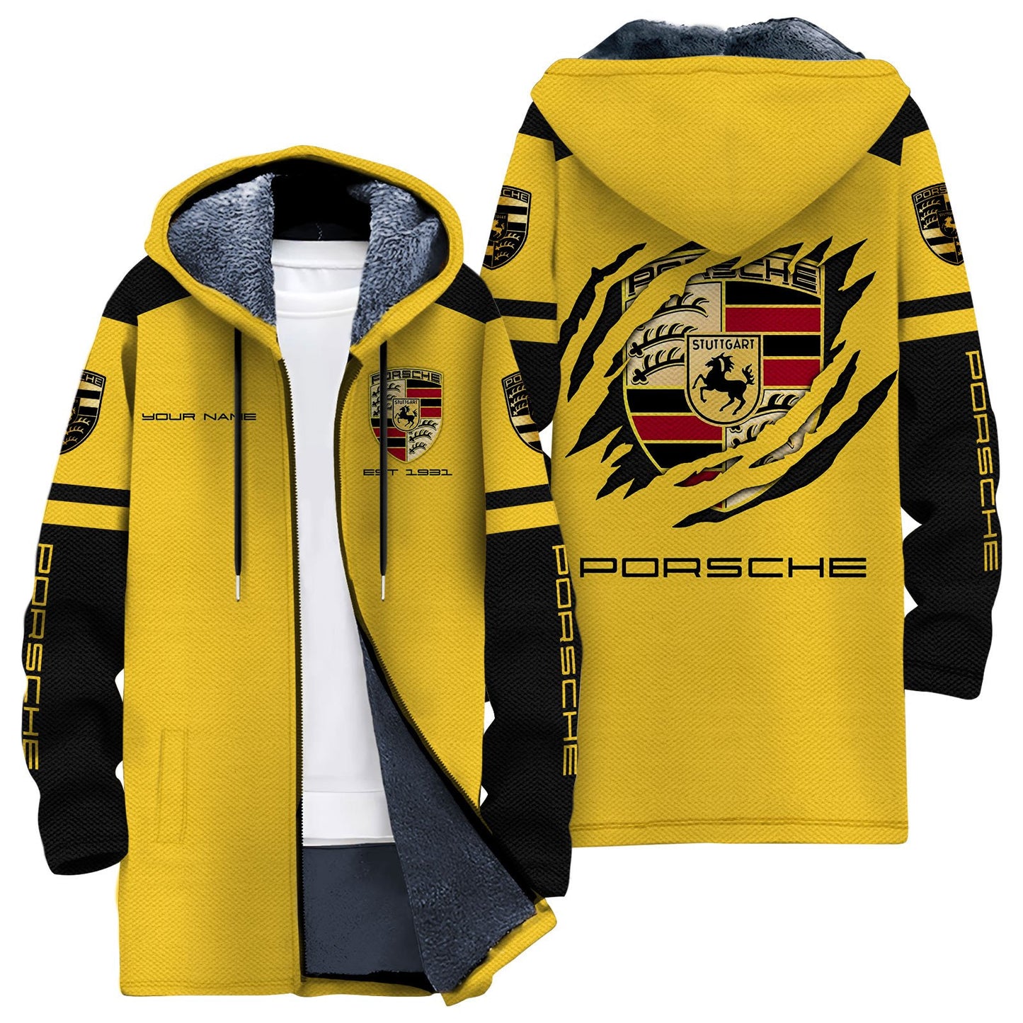Personalized Pors Fleece Wind Jacket Q171004