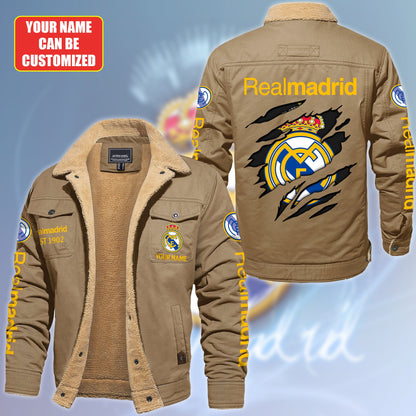 Personalized Real Fleece Thermal Cotton Jacket