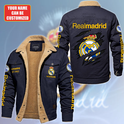 Personalized Real Fleece Thermal Cotton Jacket