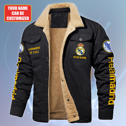 Personalized Real Fleece Thermal Cotton Jacket