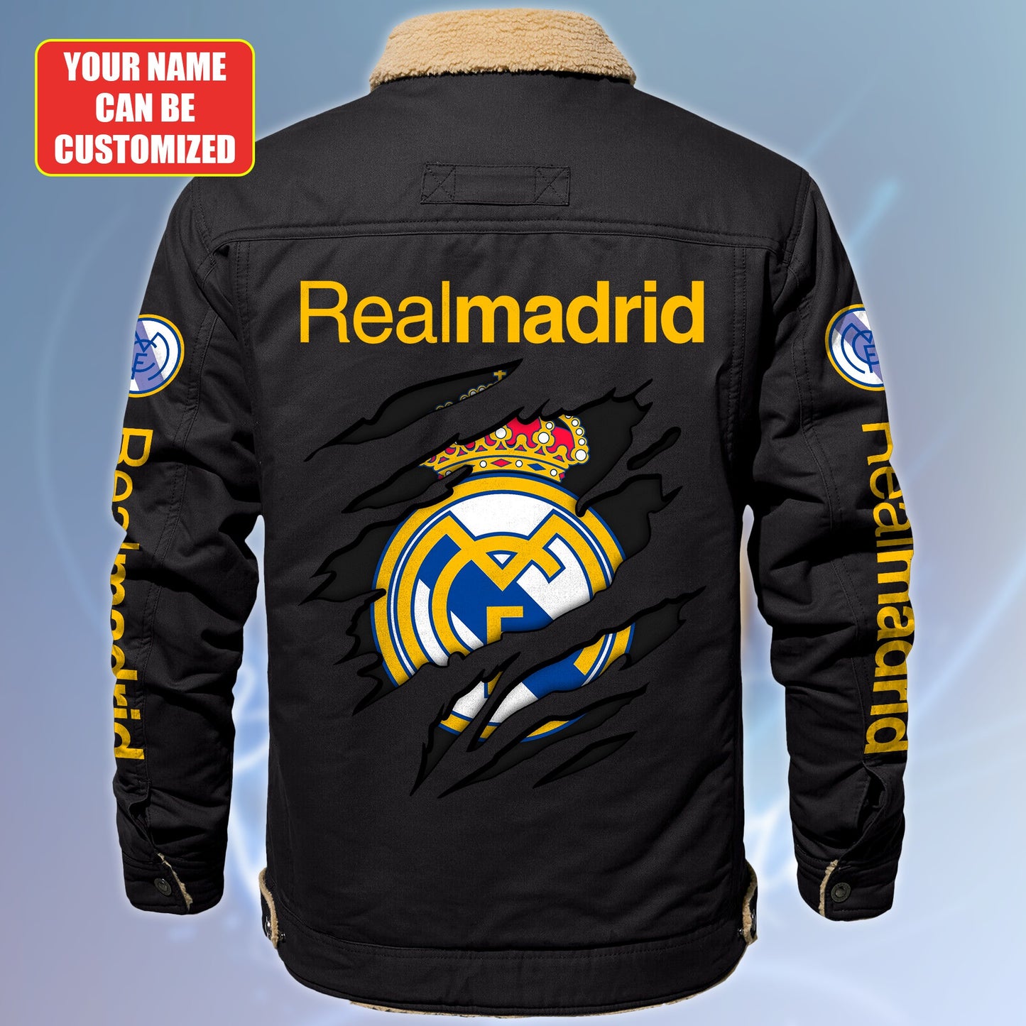Personalized Real Fleece Thermal Cotton Jacket