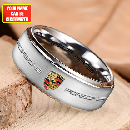 Personalized Pors Luxury Pattern Alloy Ring