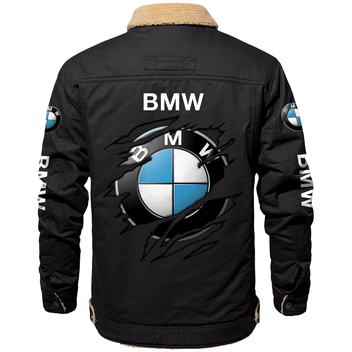 Personalized BW Fleece Thermal Cotton Jacket