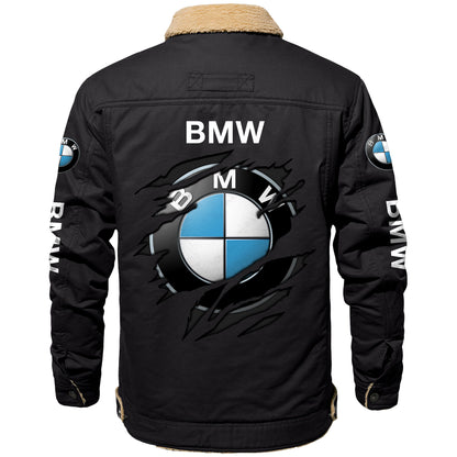 Personalized BW Fleece Thermal Cotton Jacket