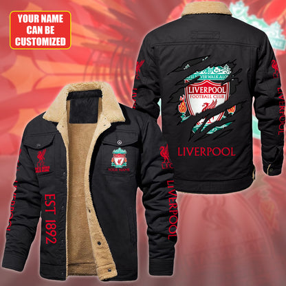 Personalized LVP Fleece Thermal Cotton Jacket Q201008