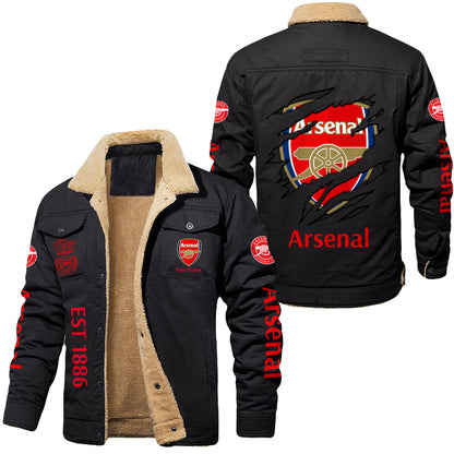 Personalized ASN Fleece Thermal Cotton Jacket Q221001