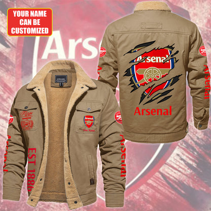 Personalized ASN Fleece Thermal Cotton Jacket Q221001