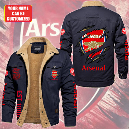 Personalized ASN Fleece Thermal Cotton Jacket Q221001