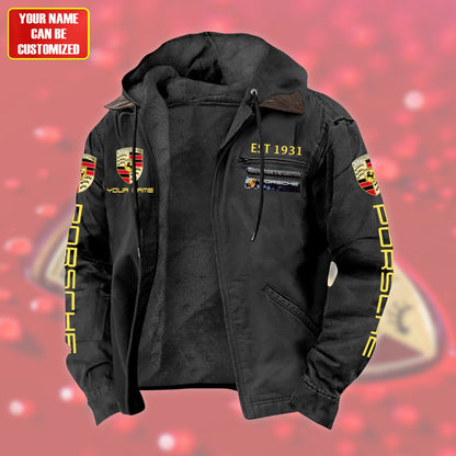 Personalized Pors Est 1931 Fur lining Paddle Jacket