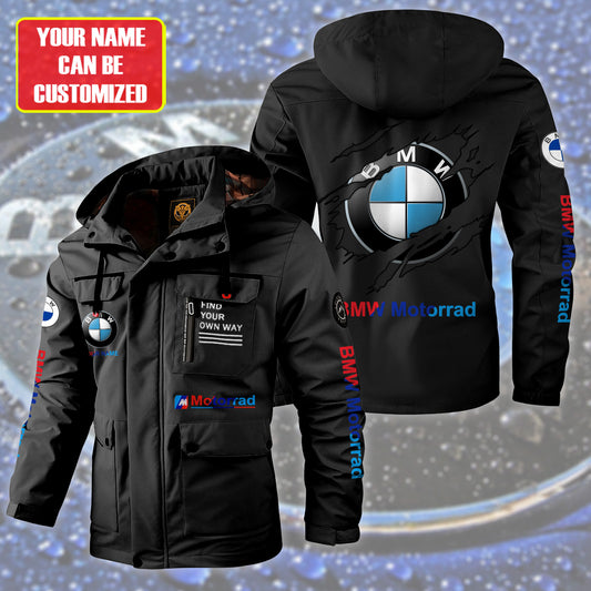 Personalized BW Motorrad Windbreaker Hooded Jacket Q231001