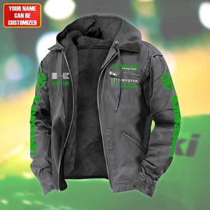 Personalized KW Fur lining Paddle Jacket