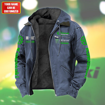 Personalized KW Fur lining Paddle Jacket