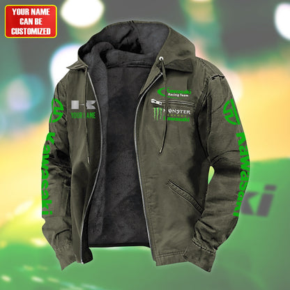 Personalized KW Fur lining Paddle Jacket