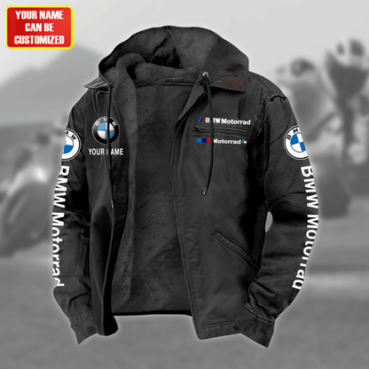 Personalized BW Motorrad Fur lining Paddle Jacket