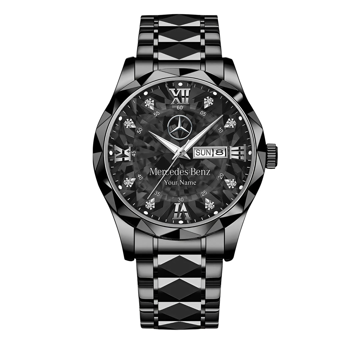 Personalized Merc Gem Luxury Alloy Charley Watch
