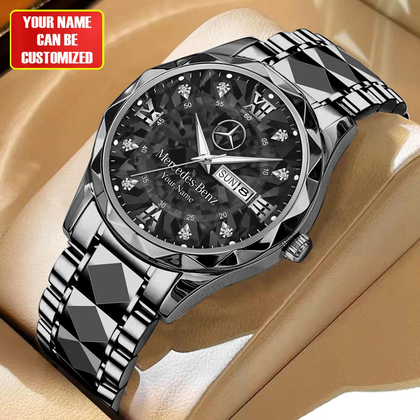 Personalized Merc Gem Luxury Alloy Charley Watch