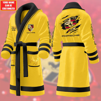 Personalized Pors Fleece Bathrobe Q231005