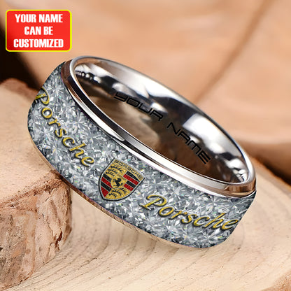 Personalized Pors Gem Luxury Alloy Ring