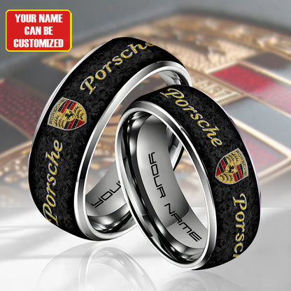 Personalized Pors Gem Luxury Alloy Ring