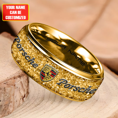 Personalized Pors Gem Luxury Alloy Ring