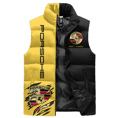 Personalized Pors Sleeveless Windproof Puffer Jacket 3D