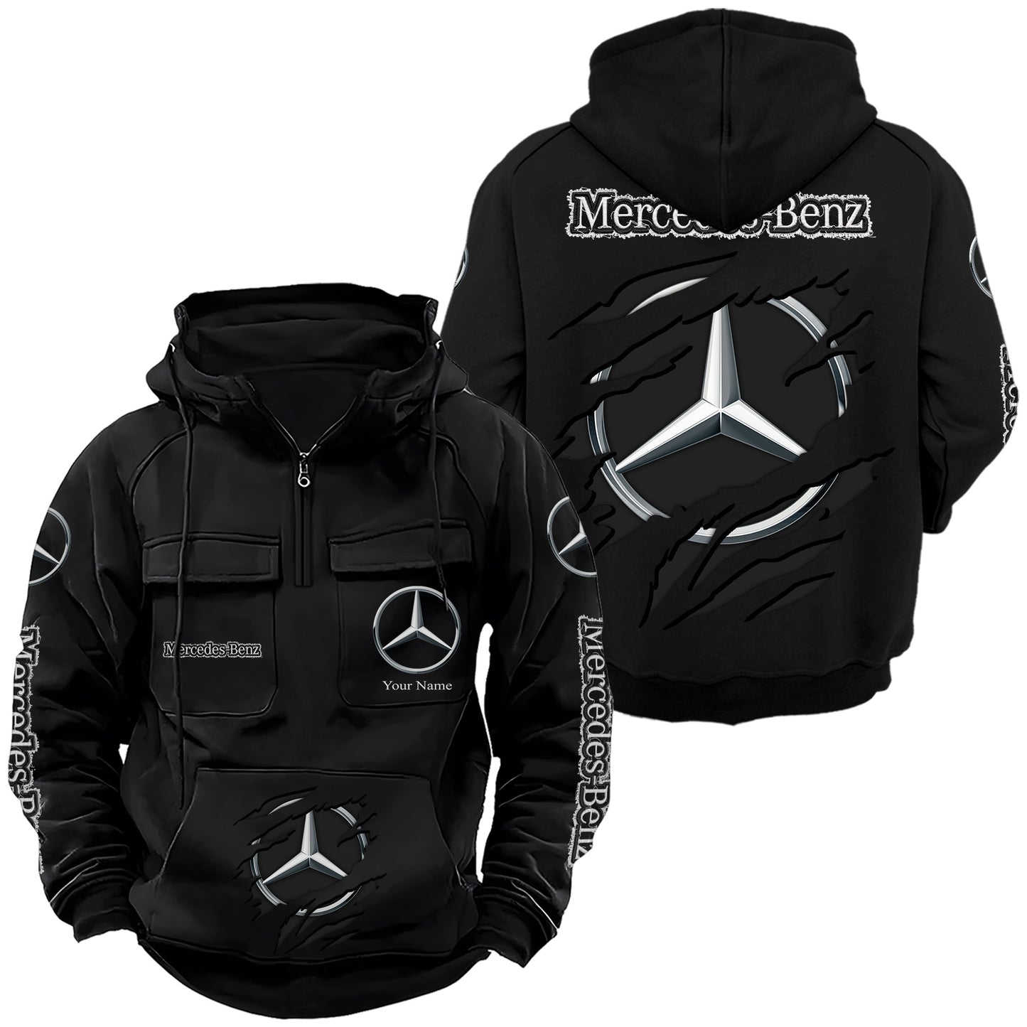 Personalized Merc Est 1926 Retro Cotton Hoodie