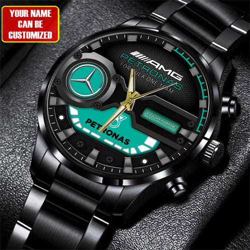 Personalized Merc AMG Petronas Luxury Stainless Steel Watch