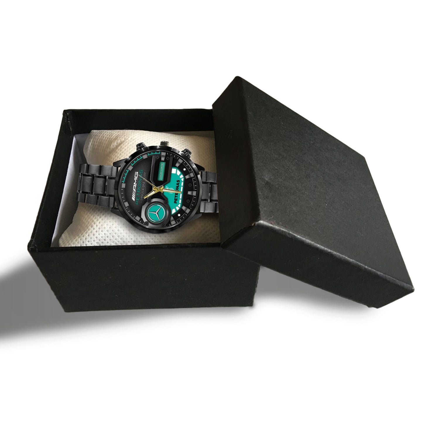 Personalized Merc AMG Petronas Luxury Stainless Steel Watch