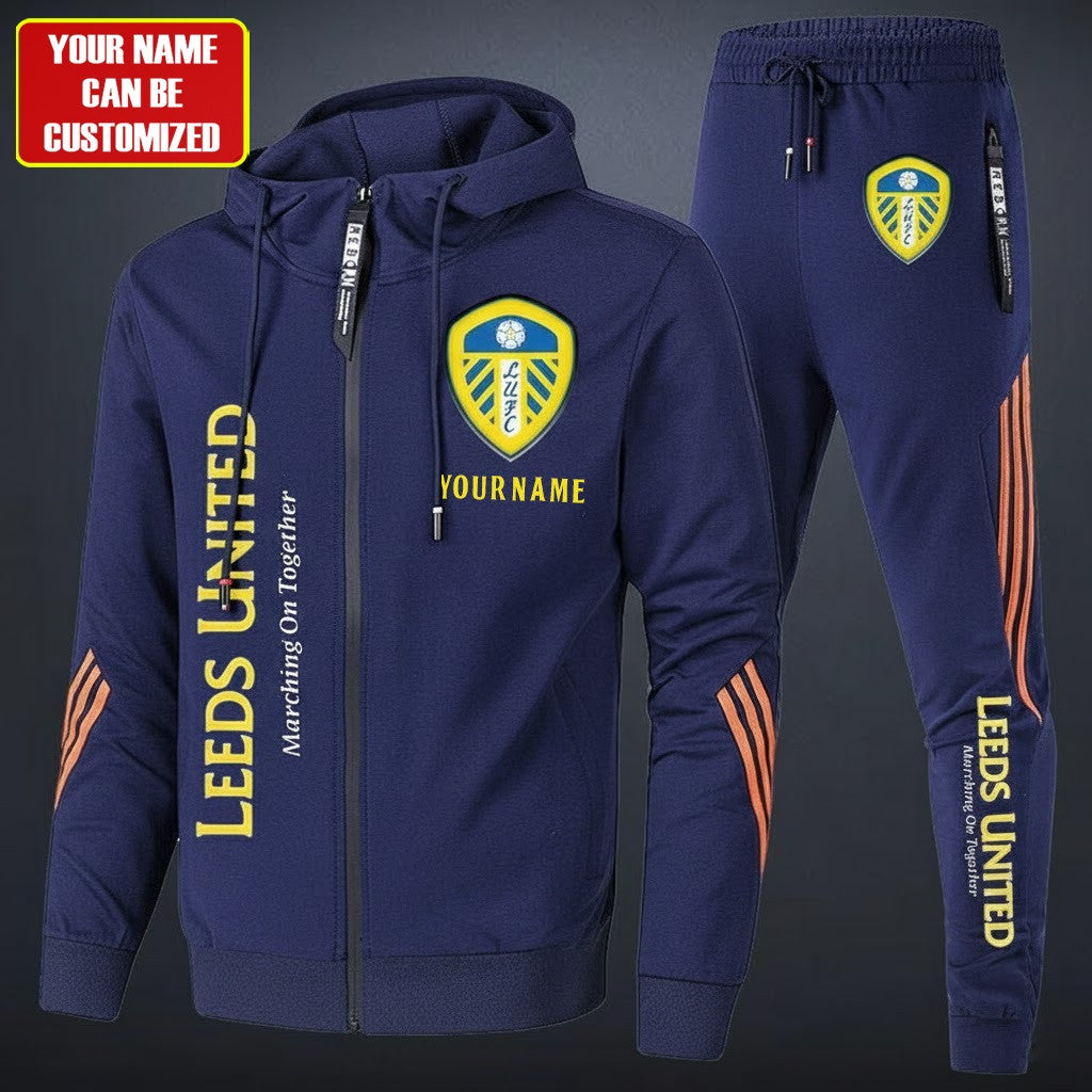Personalized L.U Zip-Hoodie Sweatpants Set