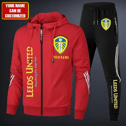 Personalized L.U Zip-Hoodie Sweatpants Set