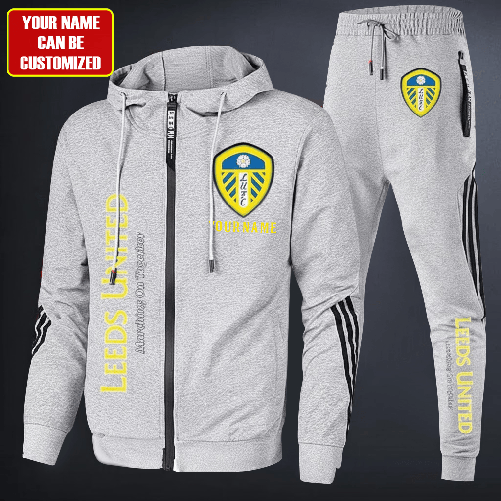 Personalized L.U Zip-Hoodie Sweatpants Set