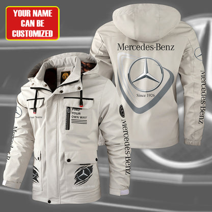 Personalized Merc EST 1926 Windbreaker Hooded Jacket