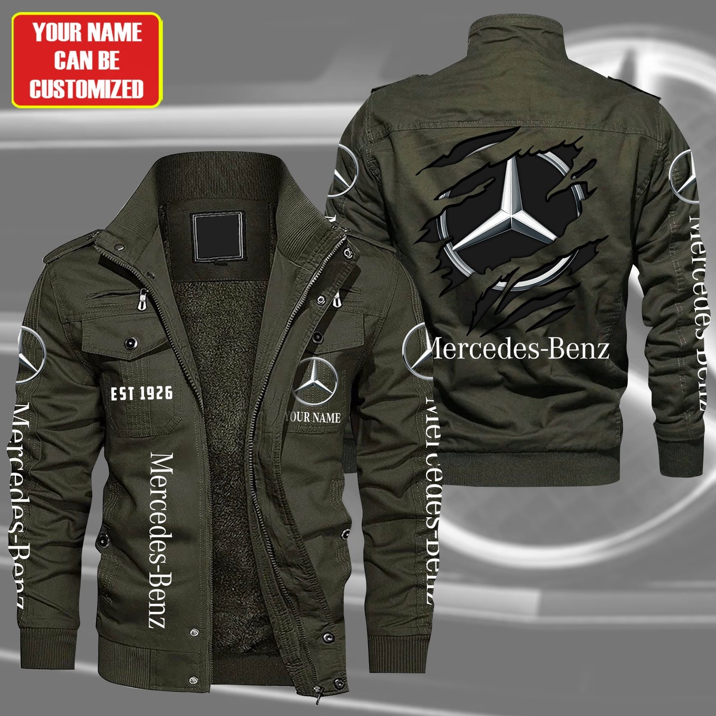 Personalized Merc Windbreaker Fleece Jacket