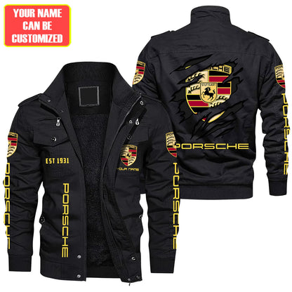 Personalized Pors Windbreaker Fleece Jacket