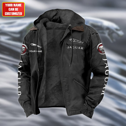 Personalized Jagua Fur lining Paddle Jacket