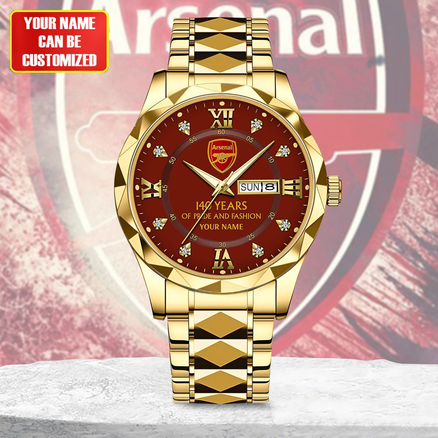 Personalized ASN 140 Years Alloy Charley Watch