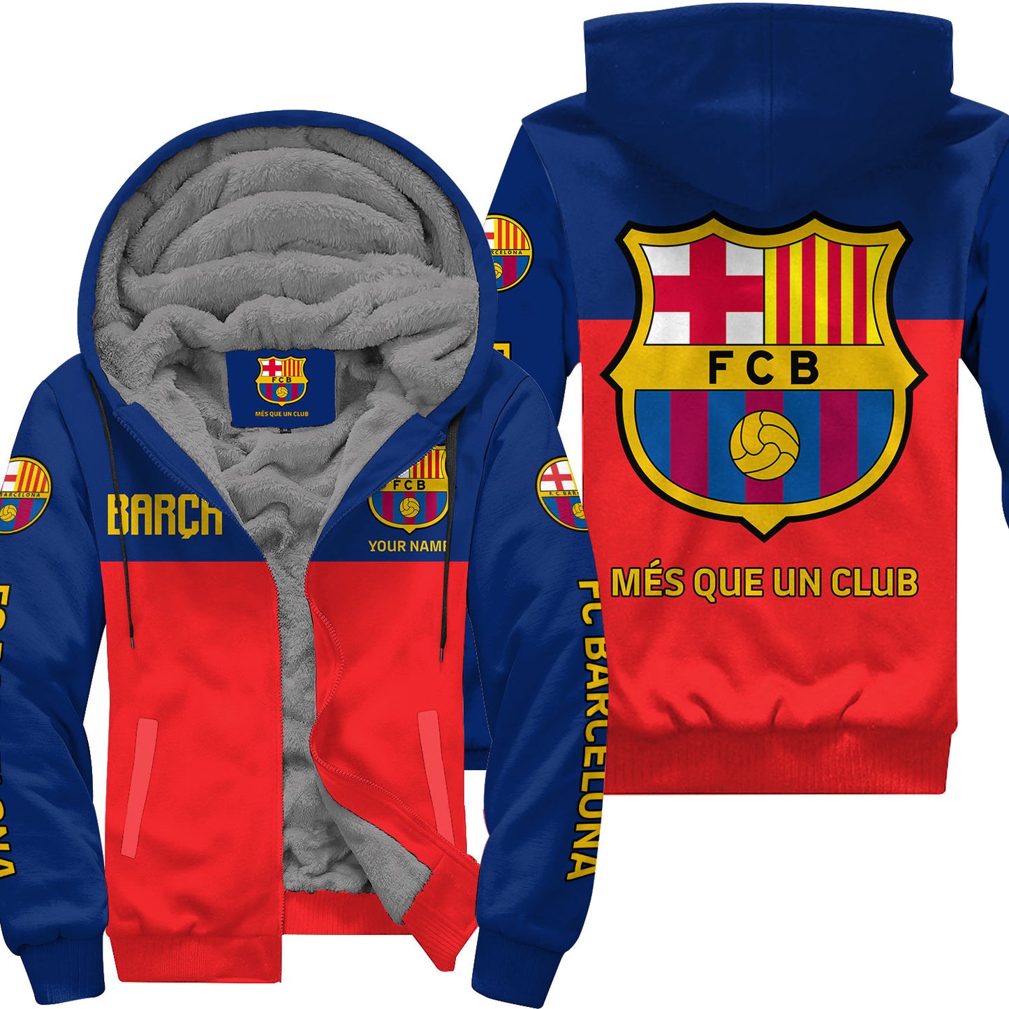 Personalized Barca FC Printed Unisex Shirt