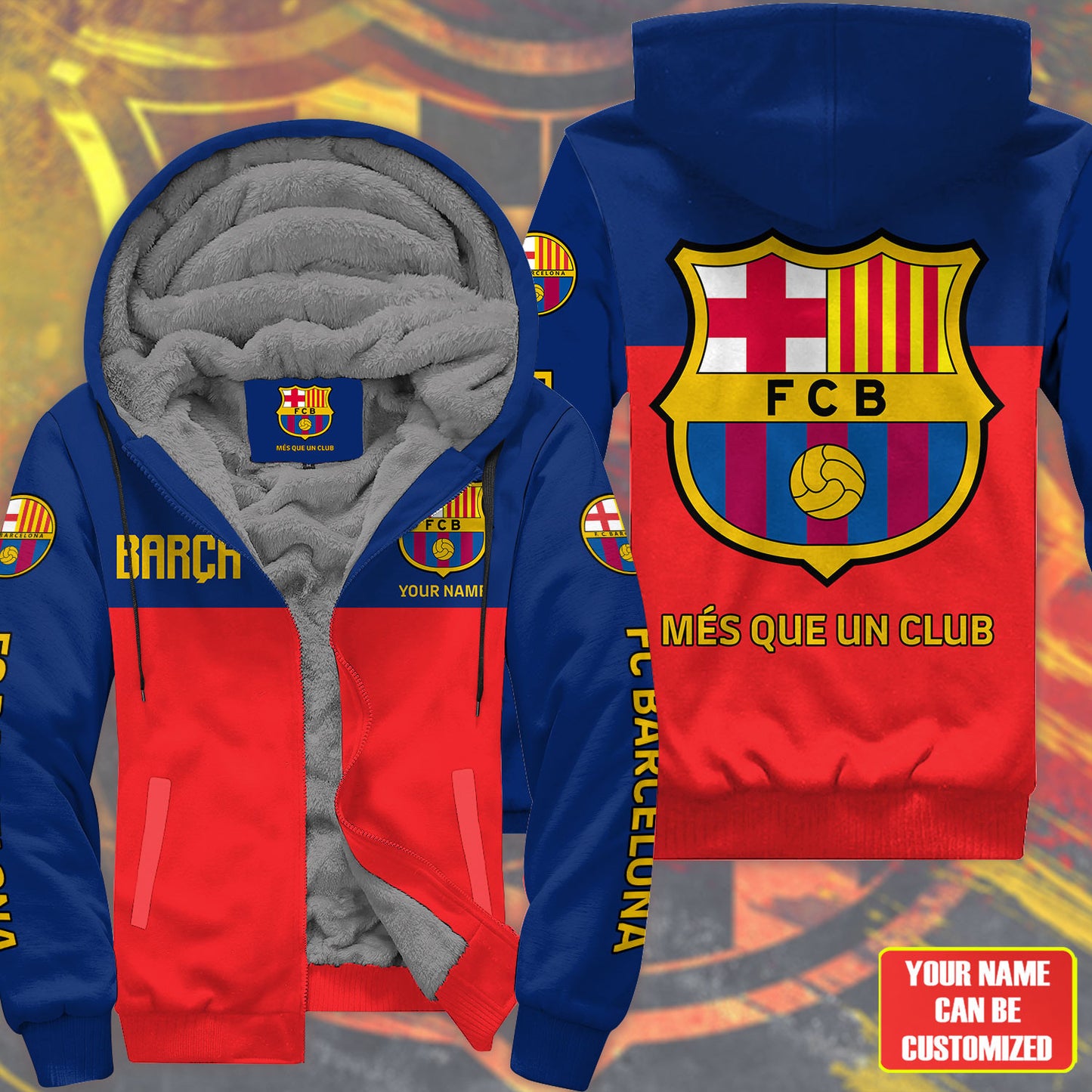 Personalized Barca FC Printed Unisex Shirt