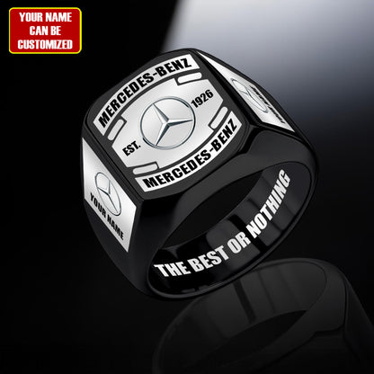 Merc Custom Name Classic Design Ring