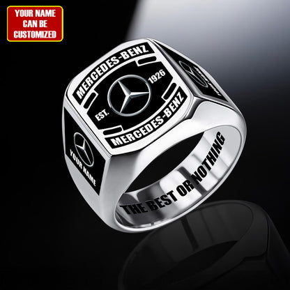 Merc Custom Name Classic Design Ring