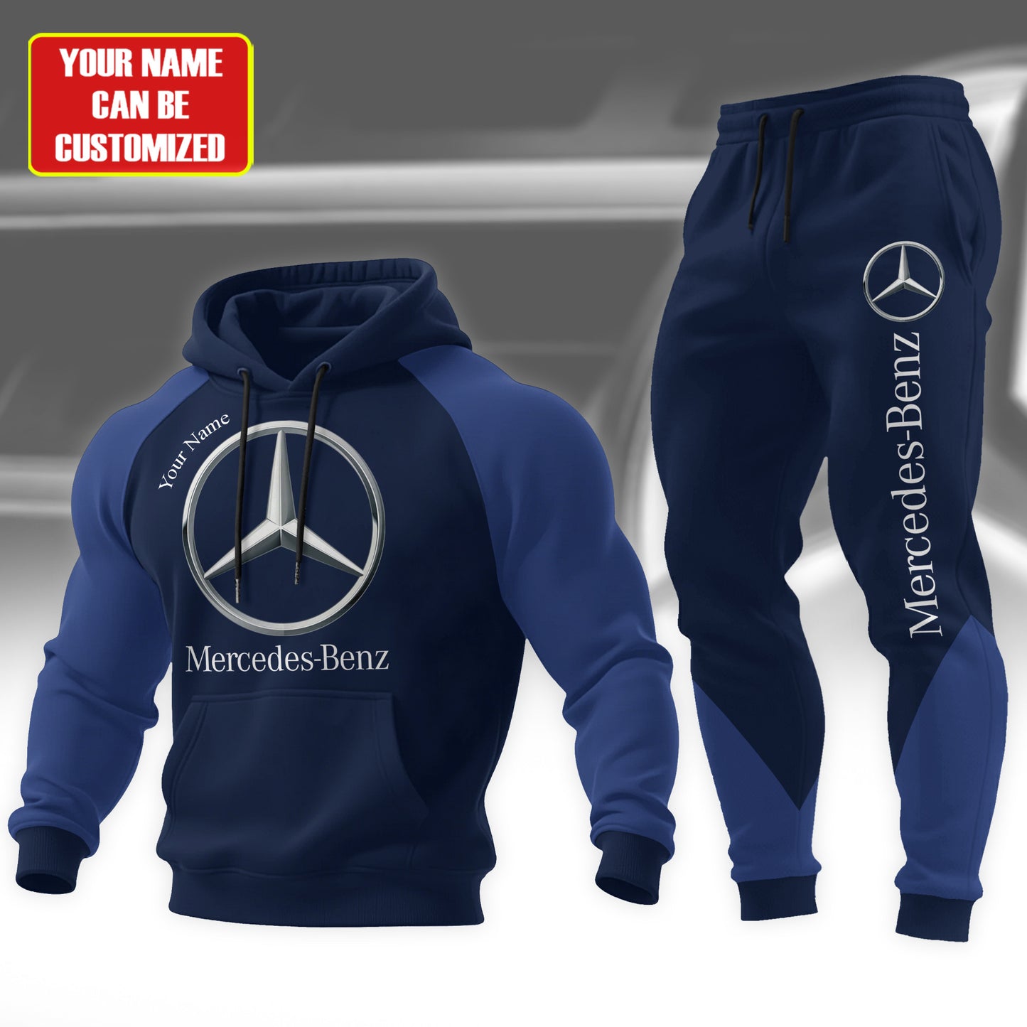 Personalized Merc Sport Hoodie and Sweatpants set