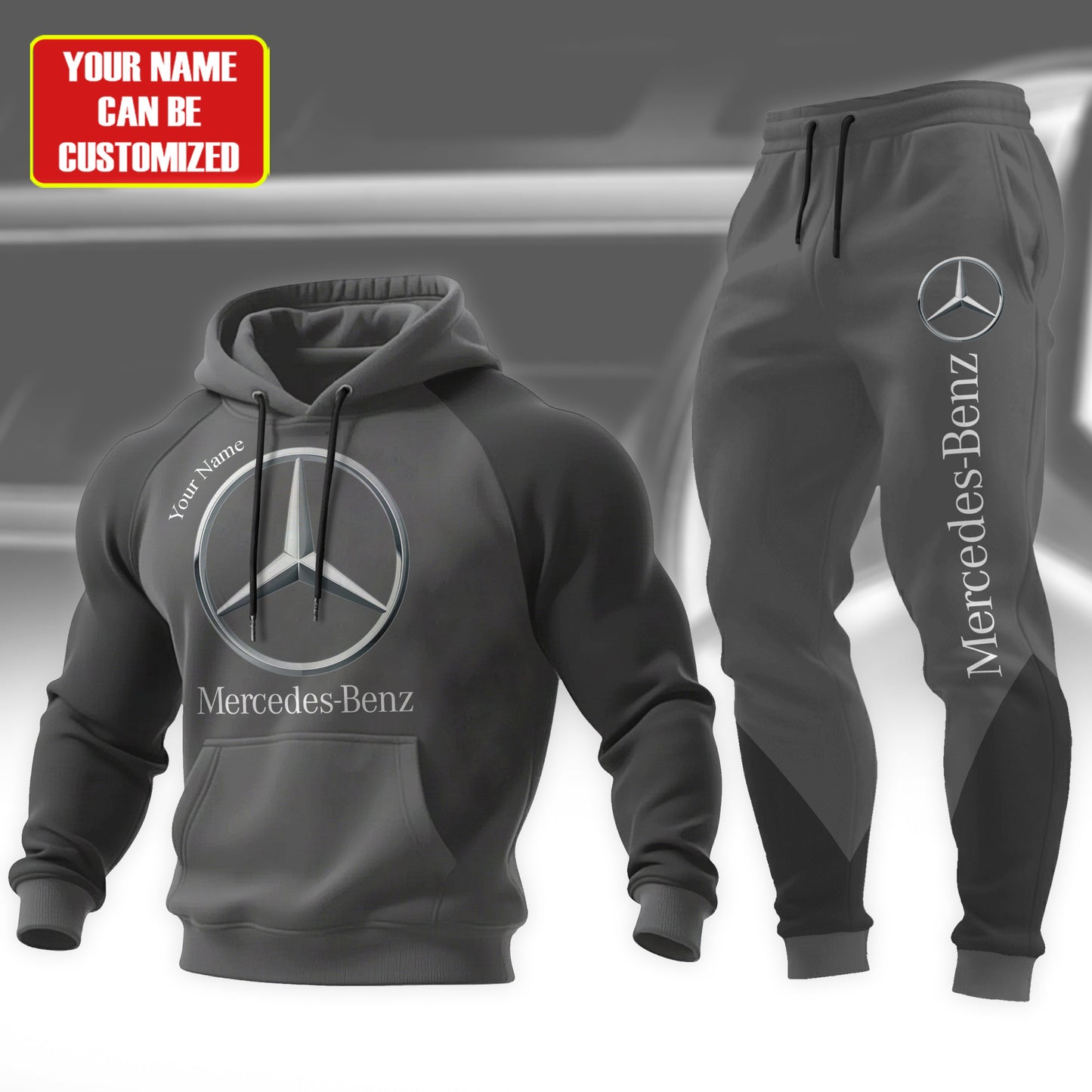 Personalized Merc Sport Hoodie and Sweatpants set