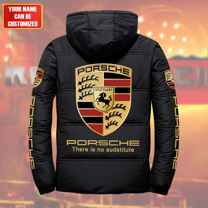 Personalized Pors Puffer Jacket With Hood
