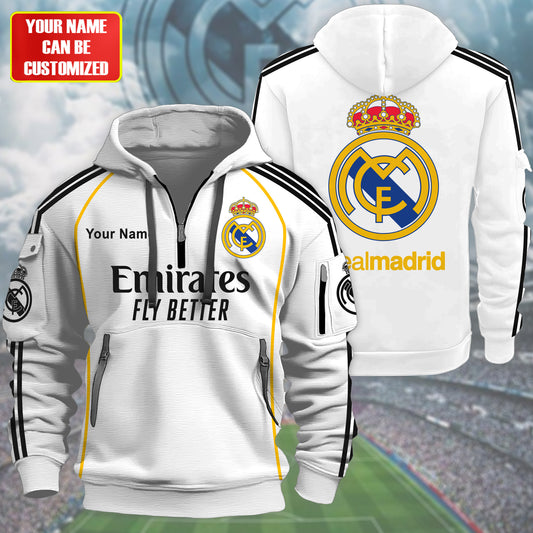 Personalized Real 3D Zip-Hoodie Cotton Jacket