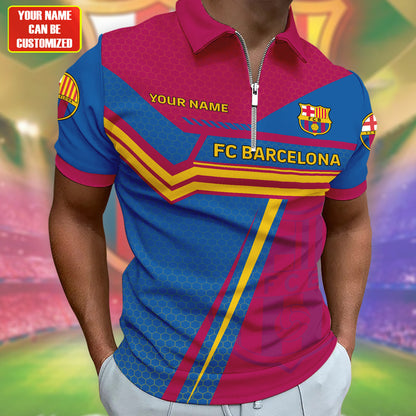 Personalized Barca FC 3D Full Printing Set , Barca FC Shirt , Zipper Polo, Hoodie , Short , Polo , hawaii
