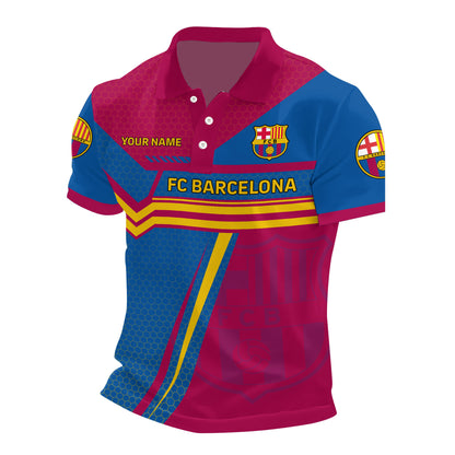 Personalized Barca FC 3D Full Printing Set , Barca FC Shirt , Zipper Polo, Hoodie , Short , Polo , hawaii